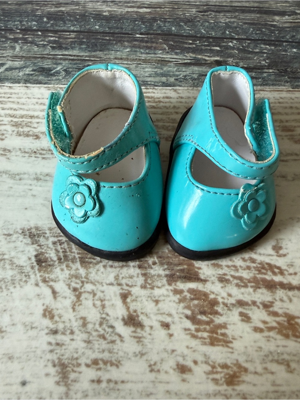 American Girl BITTY BABY Doll BEAUTIFUL BLOOMS Set - 15” Doll SHOES Only FLAWS